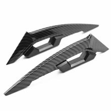 Load image into Gallery viewer, 2Pcs Motorcycle Winglets Front Side Spoiler Aerodynamic Wing Set Fixed Wind Wing with Adhesive Decoration Sticker