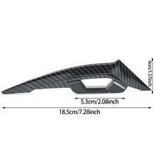 Load image into Gallery viewer, 2Pcs Motorcycle Winglets Front Side Spoiler Aerodynamic Wing Set Fixed Wind Wing with Adhesive Decoration Sticker