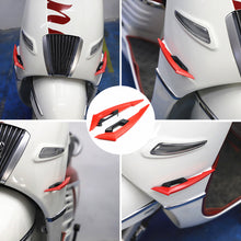 Load image into Gallery viewer, 2Pcs Motorcycle Winglets Front Side Spoiler Aerodynamic Wing Set Fixed Wind Wing with Adhesive Decoration Sticker
