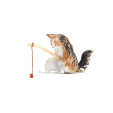 Load image into Gallery viewer, Fishing Cat Aquariums Decorations Fish Tank Hangable Landscape Aquarium Cat Fishing Ornament Home Aquarium Decor