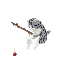 Load image into Gallery viewer, Fishing Cat Aquariums Decorations Fish Tank Hangable Landscape Aquarium Cat Fishing Ornament Home Aquarium Decor