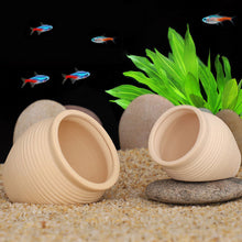 Load image into Gallery viewer, Ceramic Aquarium Decoration Fish Shrimps Shelter House Pottery Landscaping Ornaments Decor Fish Tank Submarine Cave Decor