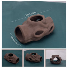 Load image into Gallery viewer, Ceramic Aquarium Decoration Fish Shrimps Shelter House Pottery Landscaping Ornaments Decor Fish Tank Submarine Cave Decor