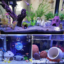 Load image into Gallery viewer, Ceramic Aquarium Decoration Fish Shrimps Shelter House Pottery Landscaping Ornaments Decor Fish Tank Submarine Cave Decor