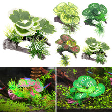 Load image into Gallery viewer, Artificial Green Plants Underwater Grass Aquarium Fish Tank Simulation Decoration Aquarium Decor Plastic Plants