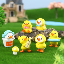 Load image into Gallery viewer, Cute Duck Figurines Miniature Craft Ornament Micro Landscape Kawaii Desk Car Interior Accessories Home Decoration Kids Gift