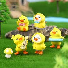 Load image into Gallery viewer, Cute Duck Figurines Miniature Craft Ornament Micro Landscape Kawaii Desk Car Interior Accessories Home Decoration Kids Gift