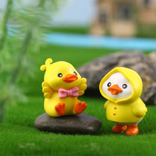 Load image into Gallery viewer, Cute Duck Figurines Miniature Craft Ornament Micro Landscape Kawaii Desk Car Interior Accessories Home Decoration Kids Gift