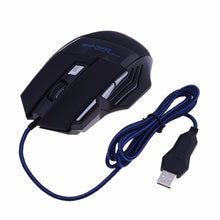 Load image into Gallery viewer, 7-Button Gaming Photoelectric USB Wired Mouse Colorful 7-Color Breathing Light Backlight Gaming Mouse DPI 800-3600 Adjustable