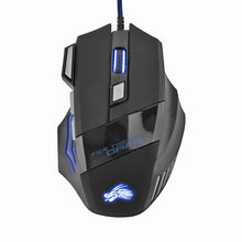 Load image into Gallery viewer, 7-Button Gaming Photoelectric USB Wired Mouse Colorful 7-Color Breathing Light Backlight Gaming Mouse DPI 800-3600 Adjustable