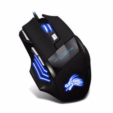 Load image into Gallery viewer, 7-Button Gaming Photoelectric USB Wired Mouse Colorful 7-Color Breathing Light Backlight Gaming Mouse DPI 800-3600 Adjustable
