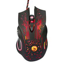 Load image into Gallery viewer, Professional USB Wired Gaming Mouse With Colorful LED Computer Office Mouse DPI 800-2400 Adjustable