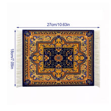 Load image into Gallery viewer, 220*180*2MM Multi-Functional Bohemian Retro Style Rubber Non-Slip Mouse Pad Palace Fringe French Small Placemat Art Decoration