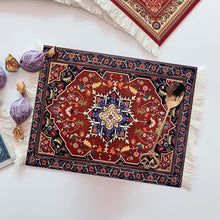 Load image into Gallery viewer, 220*180*2MM Multi-Functional Bohemian Retro Style Rubber Non-Slip Mouse Pad Palace Fringe French Small Placemat Art Decoration