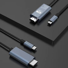 Load image into Gallery viewer, 2M 4K 30HZ/60HZ HD Projection Type-C To HDMI Video Adapter Mobile Computer Projection Screen Adapter Cable