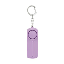 Load image into Gallery viewer, Portable ABS Personal Safety Alarm Latch With LED Female Pull Ring Anti-Pervert 130dB High-Pitched Alarm Keychain