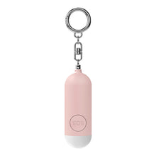 Load image into Gallery viewer, 130dB Self-Protection Alarm With LED Flashlight Outdoor Emergency Call Equipment With Key Chain Rechargeable Anti-Loss Device Locator