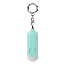 Load image into Gallery viewer, 130dB Self-Protection Alarm With LED Flashlight Outdoor Emergency Call Equipment With Key Chain Rechargeable Anti-Loss Device Locator