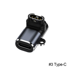 Load image into Gallery viewer, Type-C/Micro/Linghtning For Garmin Watch Charging Adapter For Fenix 7/6/5/7X/6X/5X/ Venu 2 Plus Watch Charging Converter