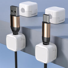 Load image into Gallery viewer, 6PCS Magnetic Data Cable Organizer Clips Office Desktop Charging Wire Mouse Cable Non-Trace Fixed Winder