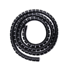 Load image into Gallery viewer, 1M Open Covered Cable Flexible Spiral Wire Net Cable Protective Cover Anti-Bite Anti-Winding Wire Tube 12MM/16MM