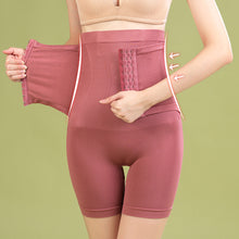 Load image into Gallery viewer, Seamless High-waisted Tights Double-Breasted Panties Tummy Tuck Safety Pants For Ladies Slimming Panties Belly Belt Stretch Shapewear