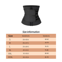 Load image into Gallery viewer, Women Waist Trainer Postnatal Slimming Body Lumbar Shaper Tummy Sweat Double Belt Shapewear Workout Shaper Corset Fitness Sport Girdle Belt