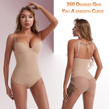 Load image into Gallery viewer, Women Slimming Sexy Bodysuit One-piece Shapewear Body Shaper Underwear Tummy Control Seamless Camisole Jumpsuit With Built-in Bra
