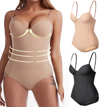 Load image into Gallery viewer, Women Slimming Sexy Bodysuit One-piece Shapewear Body Shaper Underwear Tummy Control Seamless Camisole Jumpsuit With Built-in Bra