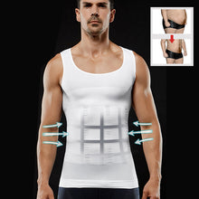 Load image into Gallery viewer, Slimming Body Shaper Vest Men's Gym Workout Underwear Compression Shirt Waist Trainer Corset Men Shaper Vest Sleeveless Shapewear