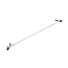 Load image into Gallery viewer, Stainless Metal Chain Nipple Milk Clips Breast Clip Nipple Sucker Sex Slaves Nipple Clamps Sex Toys Butterfly Style for Couples