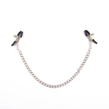 Load image into Gallery viewer, Stainless Metal Chain Nipple Milk Clips Breast Clip Nipple Sucker Sex Slaves Nipple Clamps Sex Toys Butterfly Style for Couples