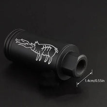 Load image into Gallery viewer, Multicolored Metal Inductive Flash Silencer Tactical Firecap Luminaire with 14mm Thread Tactical Equipment Toy Gun Modification Accessories
