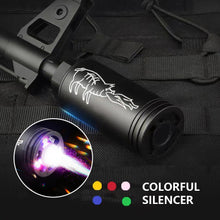 Load image into Gallery viewer, Multicolored Metal Inductive Flash Silencer Tactical Firecap Luminaire with 14mm Thread Tactical Equipment Toy Gun Modification Accessories