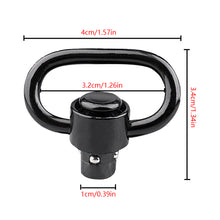 Load image into Gallery viewer, Tactical Strap Quick Detach Release QD Sling Swivel Scope Mount Adapters Mlok Base Mount Adapter Hanger Hunting Accessories