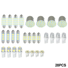 Load image into Gallery viewer, 28Pcs Car LED Interior Light Bulbs T10 31mm 41mm 1157 Kit Dome License Plate Lamp Bulb Trunk Replacement Parts