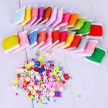 Load image into Gallery viewer, 4655pcs DIY Handmade Beaded Children's Toy Creative Loose Spacer Beads Crafts Making Bracelet Necklace Jewelry Kit Girl Toy Gift