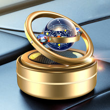 Load image into Gallery viewer, Portable Car Air Freshener Kinetic Molecular Heater Double Ring Auto Rotating Solar Heater Car Internal Oil Diffuser and Living Room