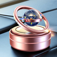 Load image into Gallery viewer, Portable Car Air Freshener Kinetic Molecular Heater Double Ring Auto Rotating Solar Heater Car Internal Oil Diffuser and Living Room