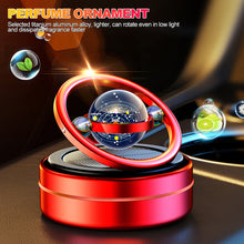 Load image into Gallery viewer, Portable Car Air Freshener Kinetic Molecular Heater Double Ring Auto Rotating Solar Heater Car Internal Oil Diffuser and Living Room