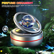 Load image into Gallery viewer, Portable Car Air Freshener Kinetic Molecular Heater Double Ring Auto Rotating Solar Heater Car Internal Oil Diffuser and Living Room