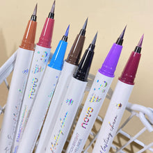 Load image into Gallery viewer, Colorful Eyeliner Pen for Female Beginners Thin Eyeliner Pen Extremely Fine Waterproof, and Long-lasting Eyeliner Liquid Pen