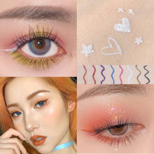 Load image into Gallery viewer, Colorful Eyeliner Pen for Female Beginners Thin Eyeliner Pen Extremely Fine Waterproof, and Long-lasting Eyeliner Liquid Pen