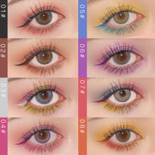 Load image into Gallery viewer, Colorful Eyeliner Pen for Female Beginners Thin Eyeliner Pen Extremely Fine Waterproof, and Long-lasting Eyeliner Liquid Pen