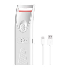 Load image into Gallery viewer, Electric Portable Smiling Shark Eyelashes Curls Small Heated Eyelash Curler Long Lasting Electric Heated Comb Makeup Tool