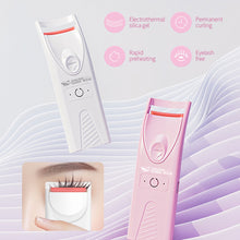 Load image into Gallery viewer, Electric Portable Smiling Shark Eyelashes Curls Small Heated Eyelash Curler Long Lasting Electric Heated Comb Makeup Tool