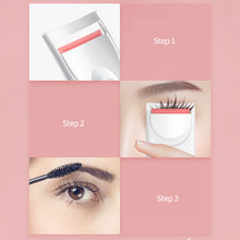 Load image into Gallery viewer, Electric Portable Smiling Shark Eyelashes Curls Small Heated Eyelash Curler Long Lasting Electric Heated Comb Makeup Tool