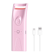 Load image into Gallery viewer, Electric Portable Smiling Shark Eyelashes Curls Small Heated Eyelash Curler Long Lasting Electric Heated Comb Makeup Tool