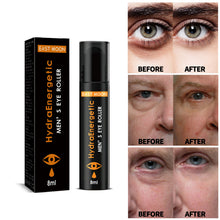 Load image into Gallery viewer, Men Anti-Wrinkle Eye Cream Anti Dark Circles Roller Massager Remove Eye Bags Fades Fine Lines Puffiness Lift Firmness Eye Care
