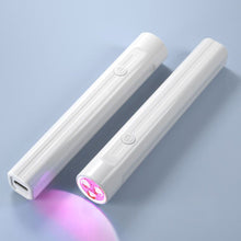 Load image into Gallery viewer, Portable Handheld Nail Art Lamp for Quick Drying and Long-lasting Nail Art. Small and Compact Nail Art One Word Lamp